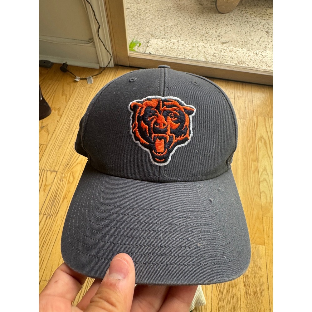 Chicago Bears 47 Brand Clean Up Hat Gray Adjustable Strapback Cap NFL Mens 48